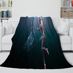 Frozen 2 Anna Elsa Flannel Fleece Throw Cosplay Blanket (Online Order Only)