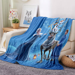 Frozen Blanket Flannel Throw Room Decoration (Online Order Only)