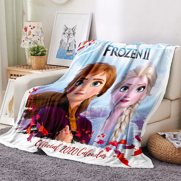 Frozen Blanket Flannel Throw Room Decoration (Online Order Only)