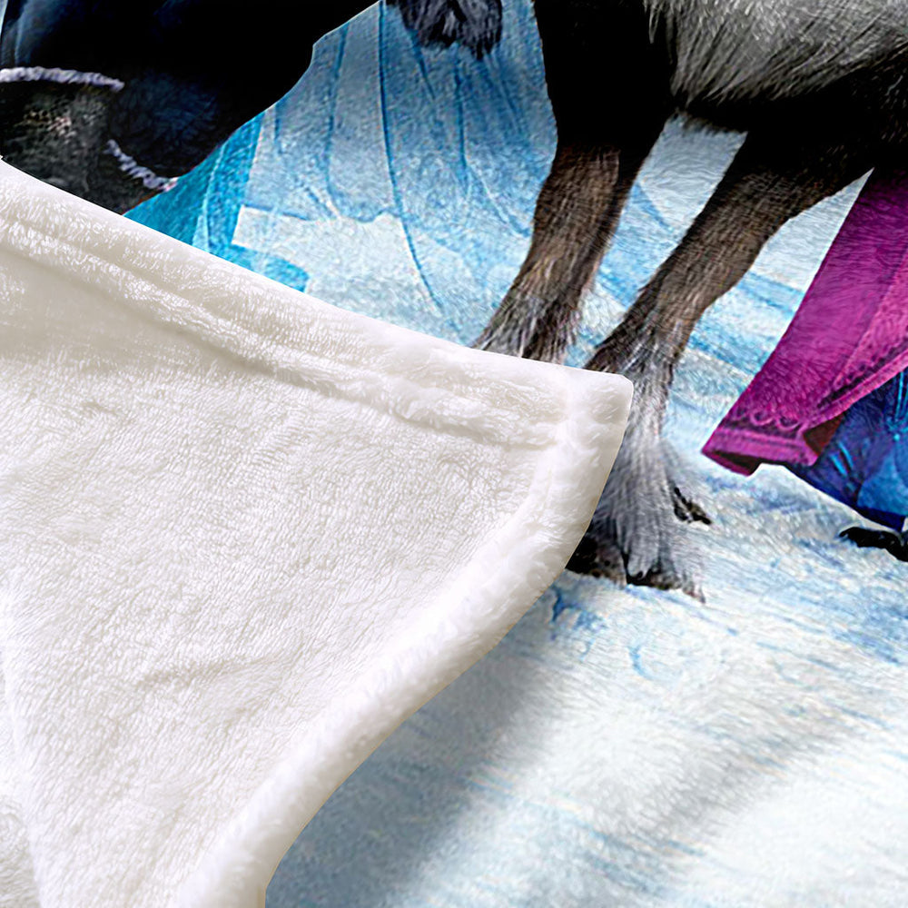 Frozen Blanket Flannel Throw Room Decoration (Online Order Only)