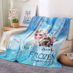 Frozen Blanket Flannel Throw Room Decoration (Online Order Only)