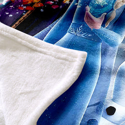Frozen Blanket Flannel Throw Room Decoration (Online Order Only)