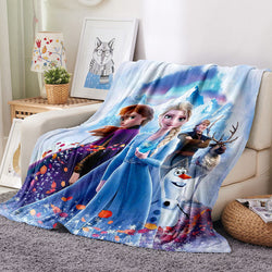 Frozen Blanket Flannel Throw Room Decoration (Online Order Only)