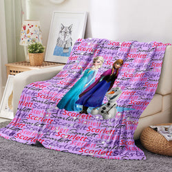 Frozen Blanket Flannel Throw Room Decoration (Online Order Only)