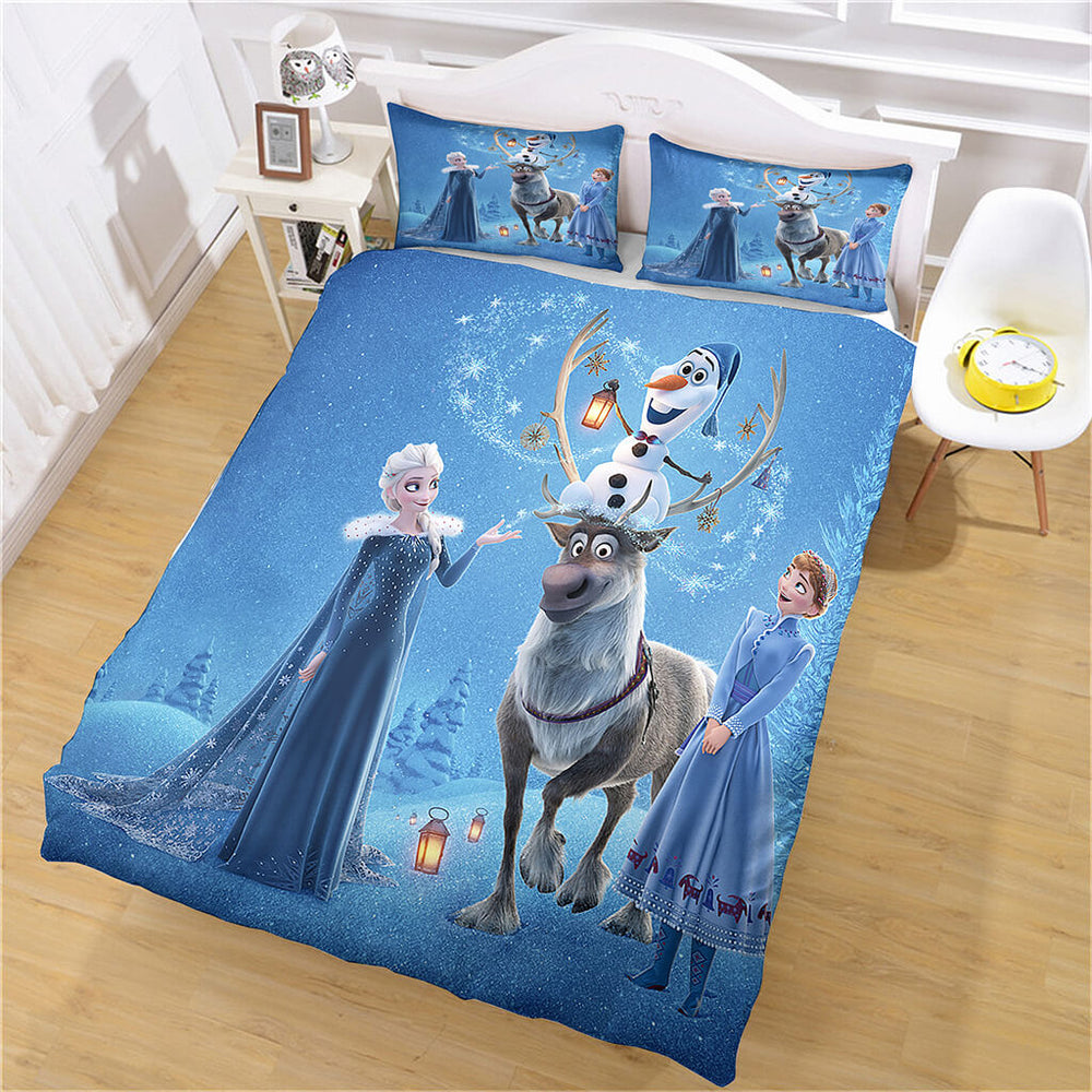 Frozen Elsa Anna Bedding Set Quilt Cover Without Filler (Online Order Only)