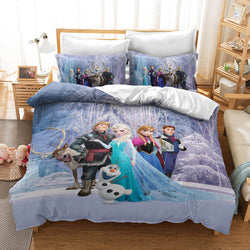 Frozen Princess Elsa Anna Bedding Set Quilt Cover Without Filler (Online Order Only)