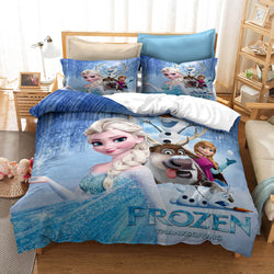 Frozen Princess Elsa Anna Bedding Set Quilt Cover Without Filler (Online Order Only)
