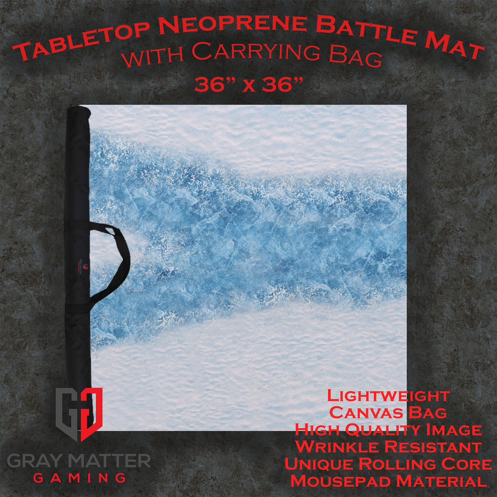 Frozen River - Neoprene Battle Mat with Bag