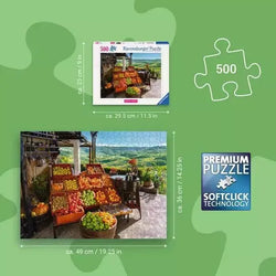 Fruit & Vegetable Market Croatia 500 Piece Jigsaw Puzzle Ravensburger