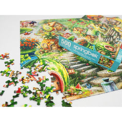 Fruitful Dream Village 500 Piece Jigsaw Puzzle Springbok (ONLINE ORDER ONLY)