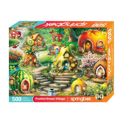 Fruitful Dream Village 500 Piece Jigsaw Puzzle Springbok (ONLINE ORDER ONLY)
