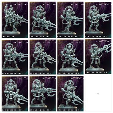 3D Printed Archvillain Games Keteph Vizier Legionnaires Empire of Stars Timeless Trinity 28 32mm D&D (Online Only)