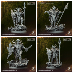 3D Printed Archvillain Naelithir Gladeguard Gladeborn - Trials of Kernunos 28 32mm D&D (Online Only)