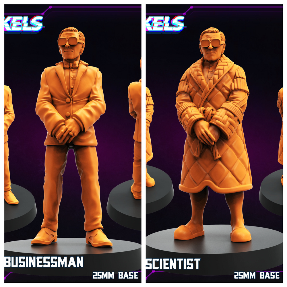 3D Printed Papsikels  Cyberbabe Kel C Zayver Bondage Suit SEPTEMBER 2024 CYBERPUNK 28mm 32mm (Online Only)