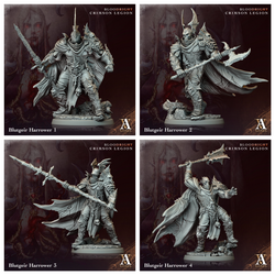 3D Printed Archvillain Games Blutgeir Harrower Bloodright - Crimson Legion 28 32mm D&D (Online Only)