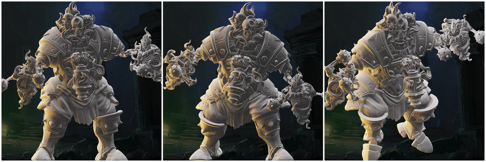 3D Printed Nafarrate Soul Keeper Skeletons Army 28mm 32mm D&D (Online Only)