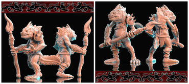 3D Printed Brayan Nafarrate Deep Sea Fish Men 28mm 32mm D&D (Online Only)