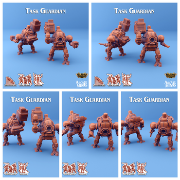3D Printed Sordane Publishing Arcane Minis Shard Guardian Task Set Shard Guardian Set 28 32mm D&D (Online Only)