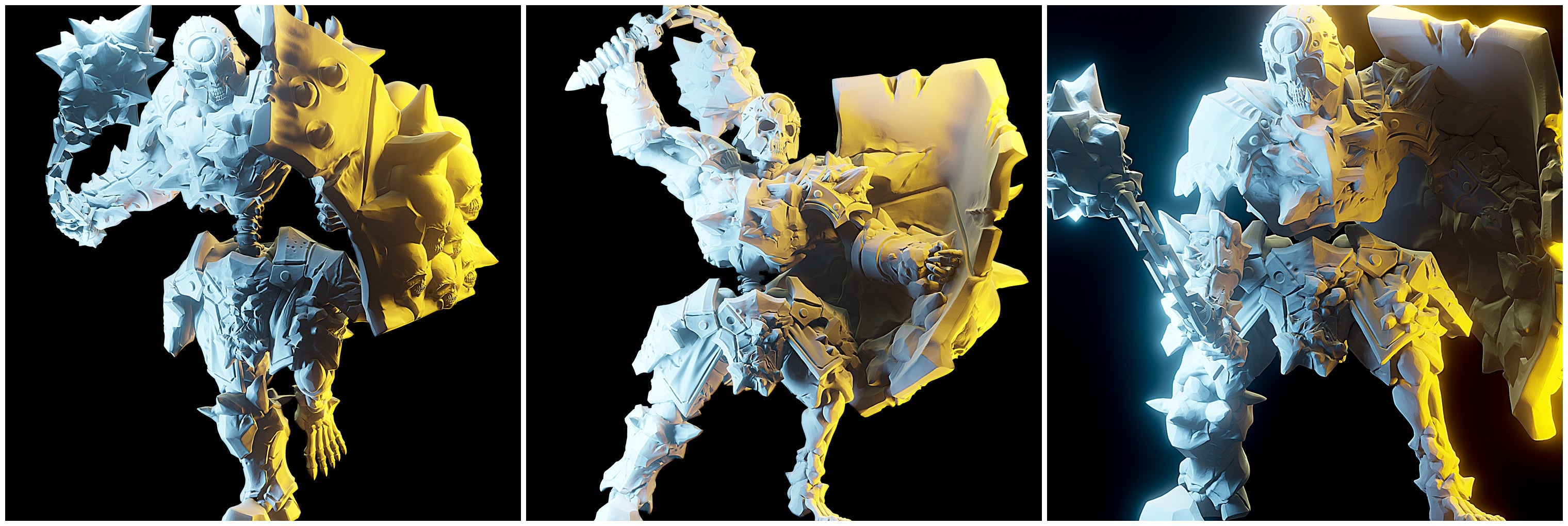 3D Printed Nafarrate Skeleton Defender Skeletons Army 28mm 32mm D&D (Online Only)