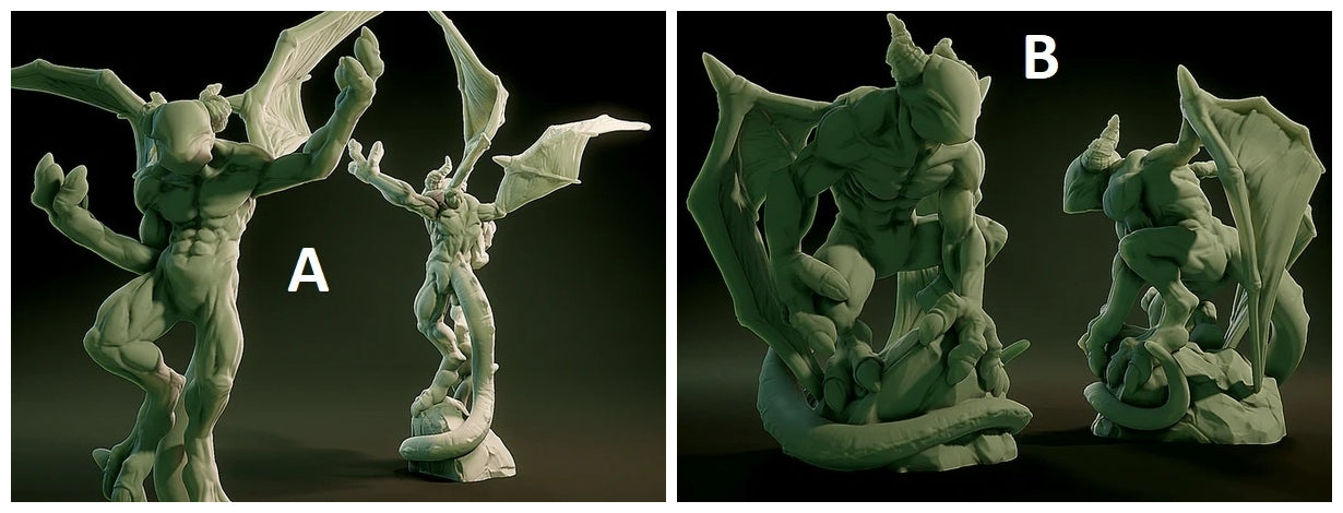 3D Printed Nafarrate Nightgaunt Lovecraftian Bestiary 28 32 mm D&D (Online Only)