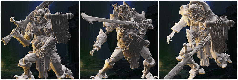 3D Printed Nafarrate Skeleton Berserker Skeletons Army 28mm 32mm D&D (Online Only)