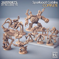 3D Printed Artisan Guild Sparksoot Goblin Weapons Rack Sparksoot Goblin Set 28mm 32mm (Online Only)