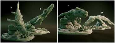 3D Printed Nafarrate Liopleurodon Lovecraftian Bestiary 28 32 mm D&D (Online Only)