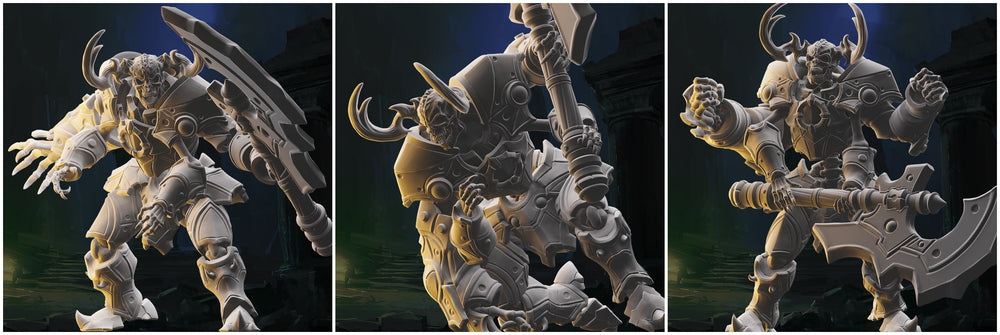 3D Printed Nafarrate Skeleton Guardian Skeletons Army 28mm 32mm D&D (Online Only)