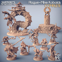 3D Printed Artisan Guild Plague Zeek Diggaz Plague Mine Kobolds 28mm 32mm (Online Only)