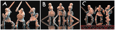3D Printed Nafarrate Skeletons Bestiary Vol. 1 Bestiary Creatures Volume 1 28mm 32mm D&D (Online Only)