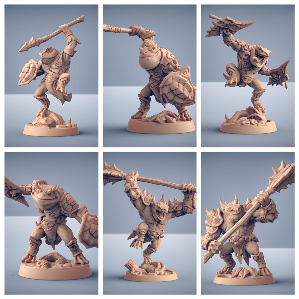 3D Printed Artisan Guild Modulars Gurunda Swamp Gurunda 28mm 32mm (Online Only)