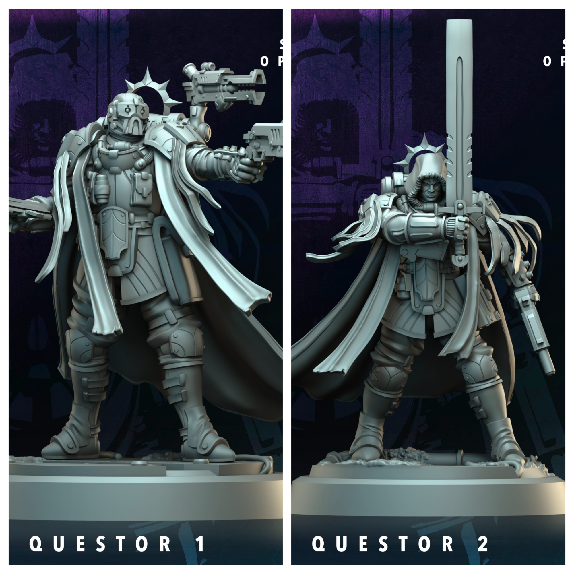 3D Printed Archvillain Games Ardere Questor Ardere - Syndicate Oppression 28 32mm D&D (Online Only)