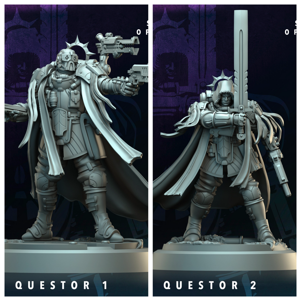 3D Printed Archvillain Games Ardere Questor Ardere - Syndicate Oppression 28 32mm D&D (Online Only)