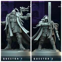 3D Printed Archvillain Games Ardere Questor Ardere - Syndicate Oppression 28 32mm D&D (Online Only)