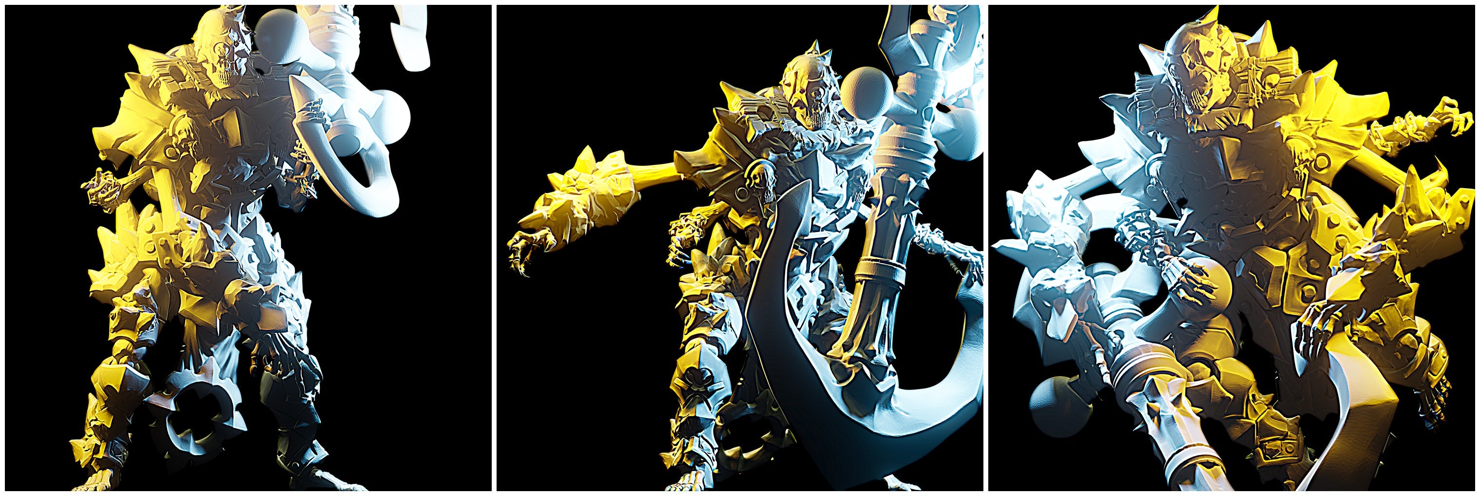 3D Printed Nafarrate Skeleton Anchor Skeletons Army 28mm 32mm D&D (Online Only)