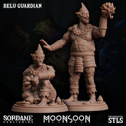 3D Printed Sordane Publishing Belu Guardian Moonsoon 28 32mm D&D (Online Only)