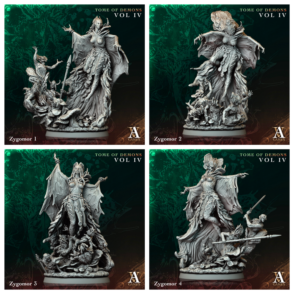 3D Printed Archvillain Games Zygomor Tome of Demons Vol IV 28 32mm D&D (Online Only)