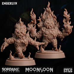3D Printed Sordane Publishing Emberlyn Moonsoon 28 32mm D&D (Online Only)