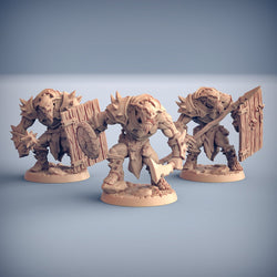 3D Printed Artisan Guild Great Goblin Thugs Set 28mm 32mm (Online Only)