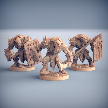 3D Printed Artisan Guild Great Goblin Thugs Set 28mm 32mm (Online Only)