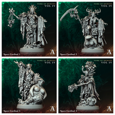 3D Printed Archvillain Games Spore Cardinal Tome of Demons Vol IV 28 32mm D&D (Online Only)