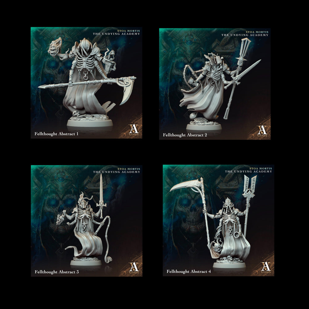 3D Printed Archvillain Games Fellthought Abstract Stoa Mortis The Undying Academy (Online Only)