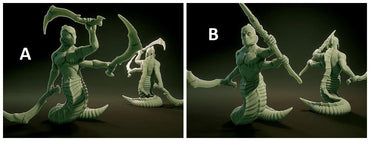 3D Printed Nafarrate Gnor Lovecraftian Bestiary 28 32 mm D&D (Online Only)