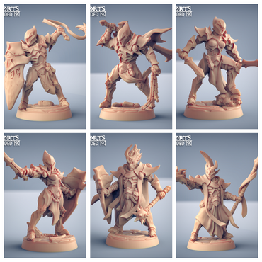 3D Printed Artisan Guild Ashen Inquisitor Set Ashen Alfar Inquisitors 28mm 32mm (Online Only)