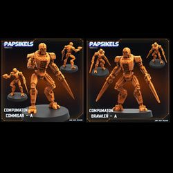 3D Printed Papsikels Compumaton Set JUNE 2024 SCIFI 28mm 32mm (Online Only)