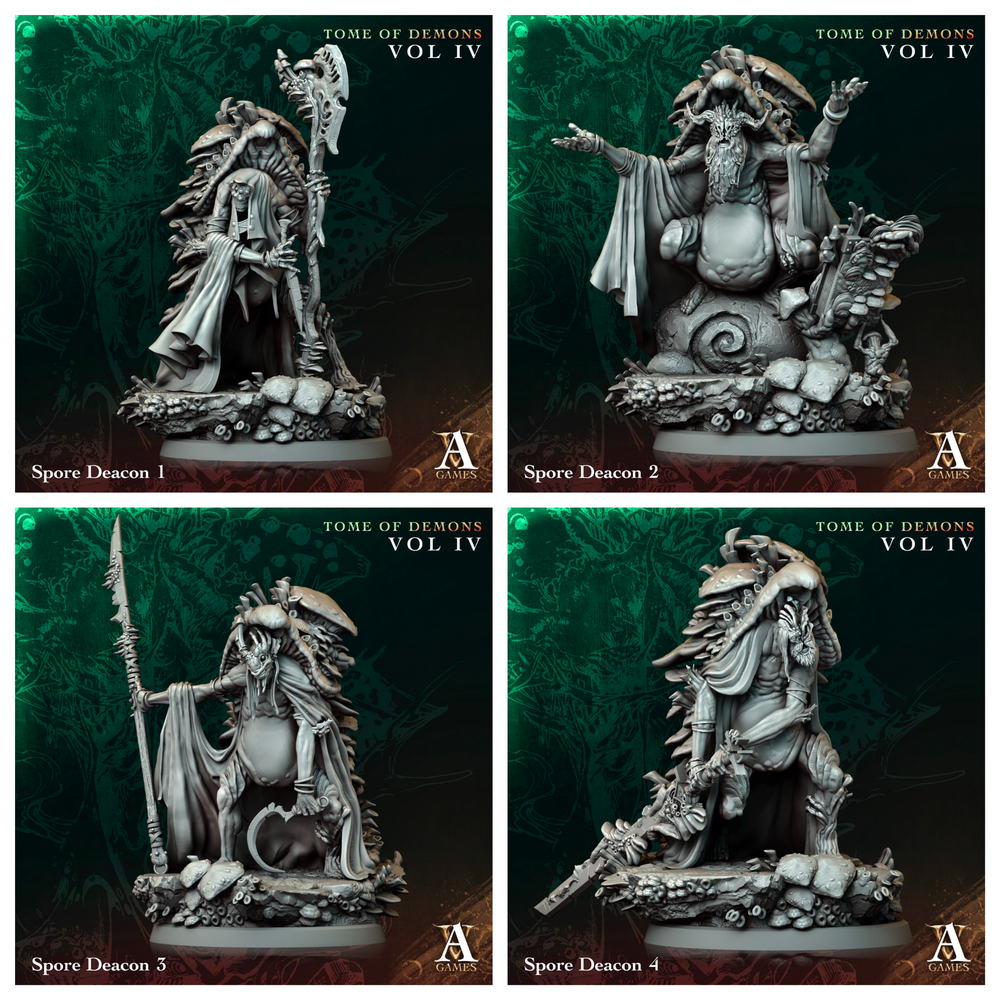 3D Printed Archvillain Games Spore Deacon Tome of Demons Vol IV 28 32mm D&D (Online Only)
