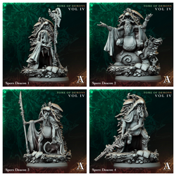 3D Printed Archvillain Games Spore Deacon Tome of Demons Vol IV 28 32mm D&D (Online Only)