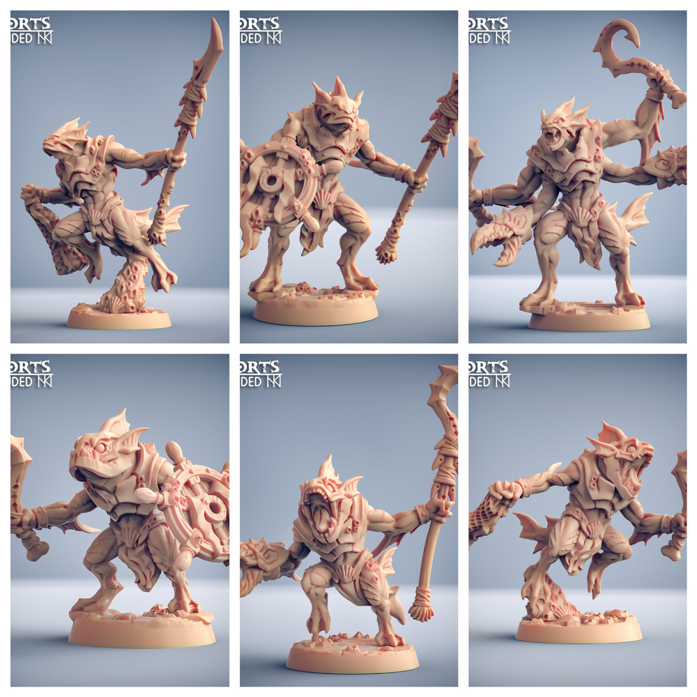3D Printed Artisan Guild Death-Tide Jurakins Set Death-Tide Jurakin 28mm 32mm (Online Only)