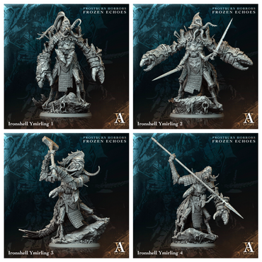 3D Printed Archvillain Games Ironshell Ymirling Frostburn Horrors Frozen Echoes 28 32mm D&D (Online Only)