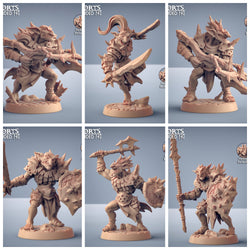 3D Printed Artisan Guild Modular Blackrazor Hobgoblins Blackrazor Hobgoblins 28mm 32mm (Online Only)